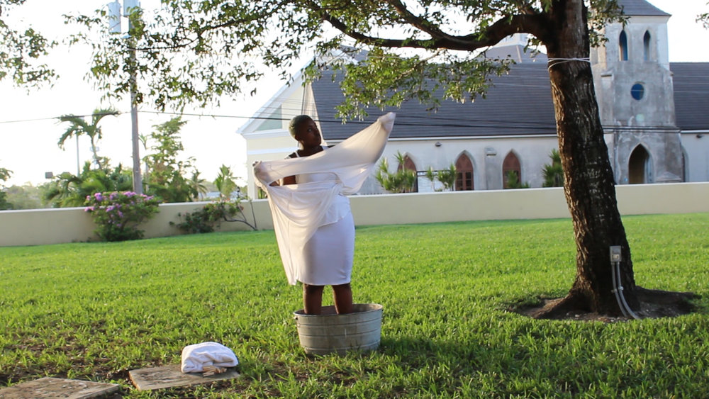 Still from performance ‘The Gaulin - She Went To The Water’ (2016) by Jodi Minnis