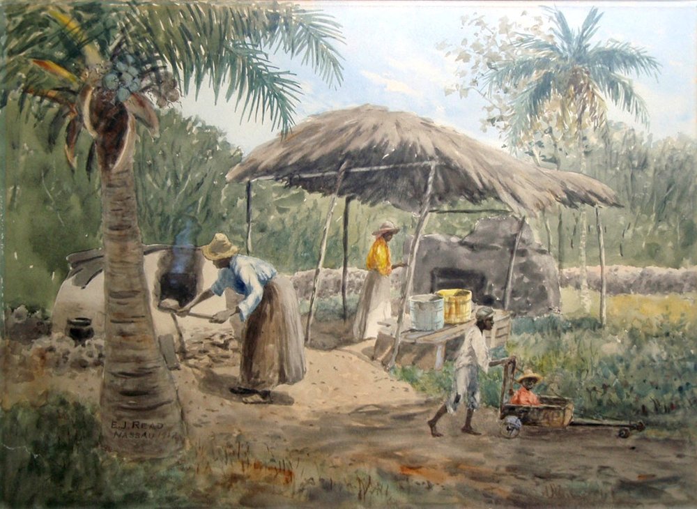 ‘Clay Oven’ (1912), E.J. Read, 14” x 19”, watercolour on paper. Part of the National Collection as seen in the Permanent Exhibition.